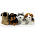 Игрушка мягкая Собака 12 см Uni-Toys D21314A